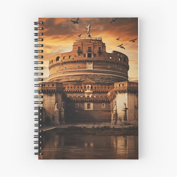 Item preview, A Vintage Travel Illustration of the Castel Sant´Angelo in Rome designed and sold by GoodOldVintage.
