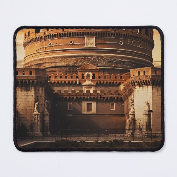 Item preview, A Vintage Travel Illustration of the Castel Sant´Angelo in Rome designed and sold by GoodOldVintage.