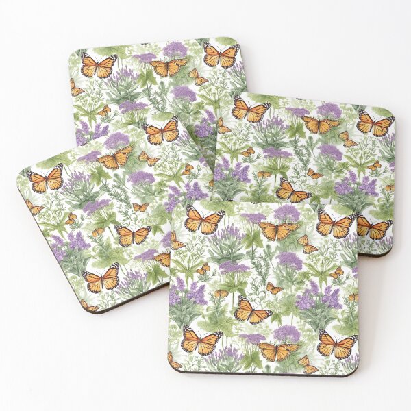 Item preview, our favorite queen butterfly and purple flowers designed and sold by SBD-Shop.