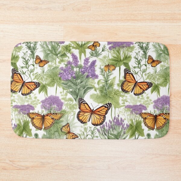 Item preview, our favorite queen butterfly and purple flowers designed and sold by SBD-Shop.
