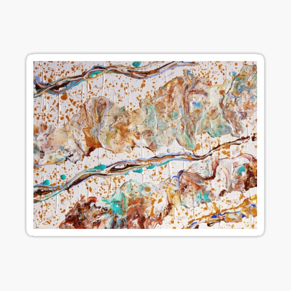 Transcendent Dimensions - Modern Art Something Else Sticker