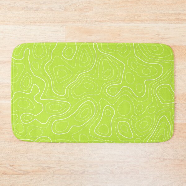 Item preview, Topography Pattern. Green Yellow and White color designed and sold by Aetherier.