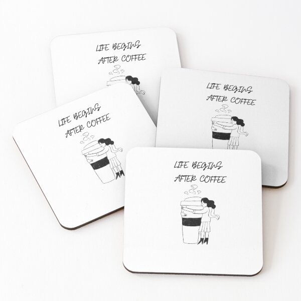 Item preview, LIFE BEGINS AFTER COFFEE designed and sold by Acano27.