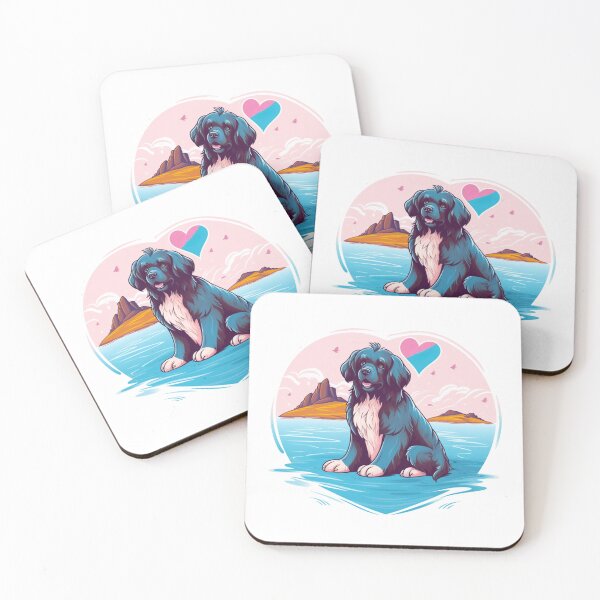 Item preview, Trans Pride Puppies - Newfoundland  designed and sold by HitsTheWaves.