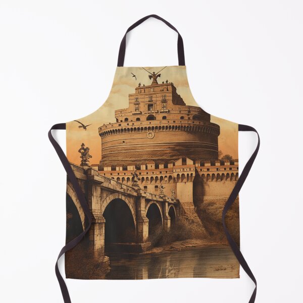 Item preview, A Vintage Travel Illustration of the Castel Sant´Angelo in Rome designed and sold by GoodOldVintage.