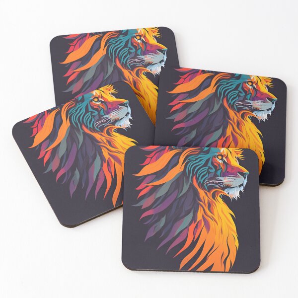 Item preview, Lion face print Graphic T-Shirt designed and sold by BestShopPrints.