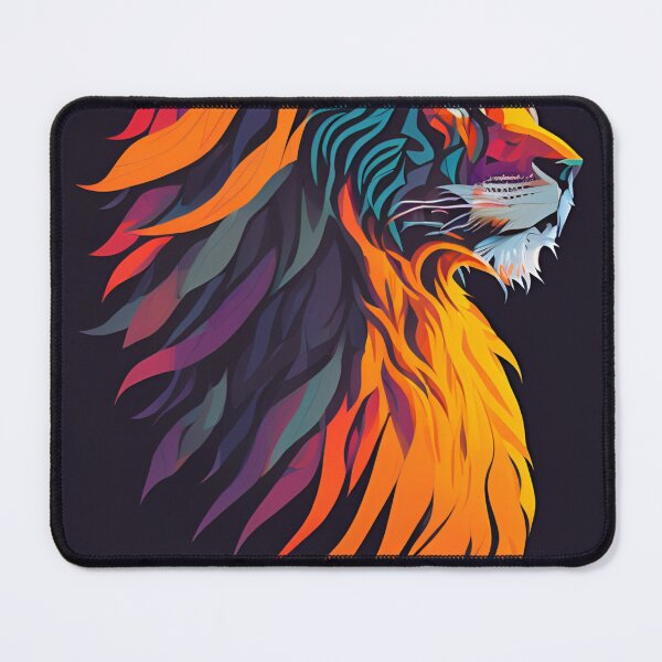 Item preview, Lion face print Graphic T-Shirt designed and sold by BestShopPrints.