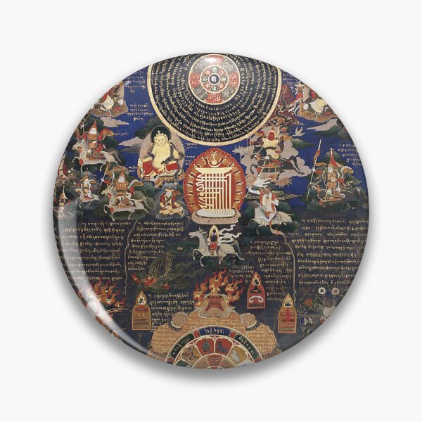 Item preview, Mandala 152 Sidpaho Buddhist Protective Astrological Chart designed and sold by GuyBlank.