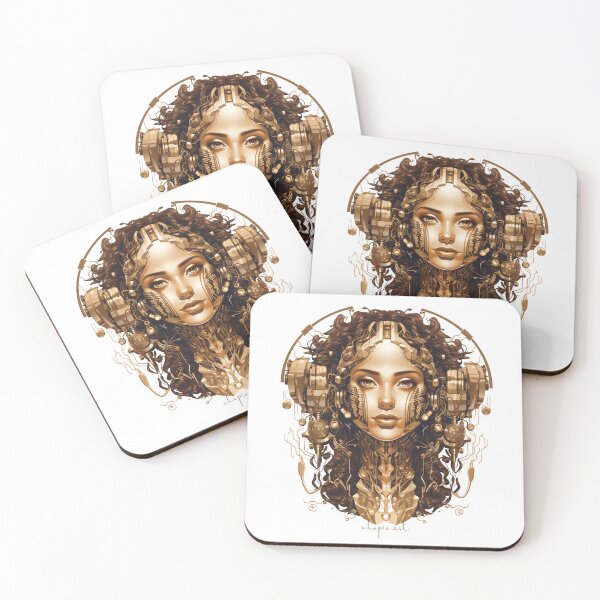 Item preview, Golden Goddess: A fusion of elegance and technology designed and sold by utopio-art.