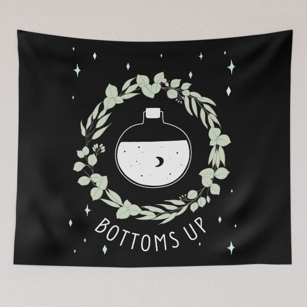 Item preview, Bottoms Up Witch Shirt designed and sold by Cora-Scribbles.