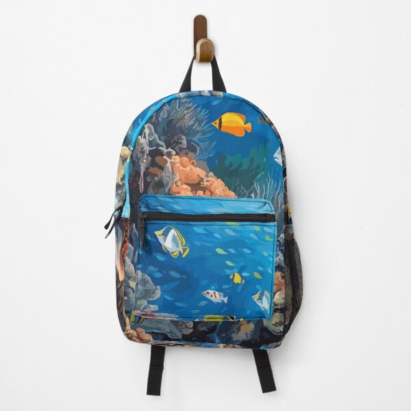 Item preview, Blue Ocean Reef Graphic designed and sold by TraditionalCA.