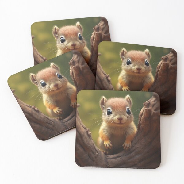 Item preview, Cute Squirrel - Cute Baby Animals  designed and sold by baby-animal-art.