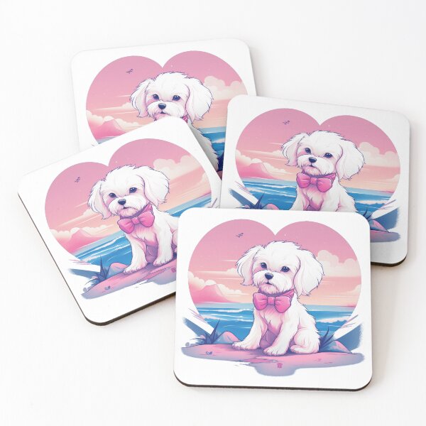 Item preview, Trans Pride Puppies - Maltese  designed and sold by HitsTheWaves.
