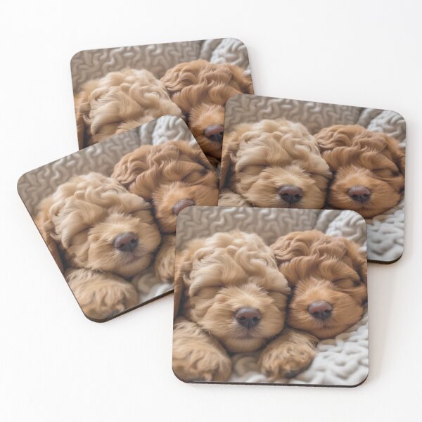 Item preview, Cute Puppy Cockapoos - Cute Baby Animals  designed and sold by baby-animal-art.