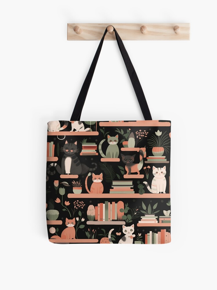 Travel Bag Library Book Bag Cute Tote Bags Aesthetic for Vacation