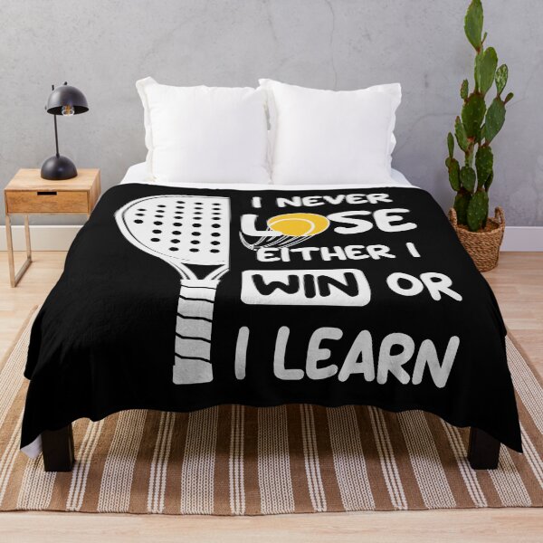 Item preview, I Never Lose I Either Win or Learn Padel Funny designed and sold by grinta2021.