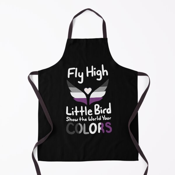 Item preview, Fly High Little Bird, Show the World Your Colors Asexual Pride designed and sold by ChorusOfBirds.