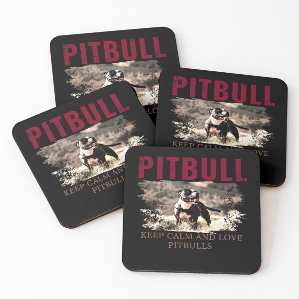 Item preview, Keep calm and love PITBULLs- cool red design designed and sold by DarkDesign69.