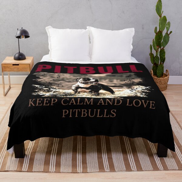 Item preview, Keep calm and love PITBULLs- cool red design designed and sold by DarkDesign69.