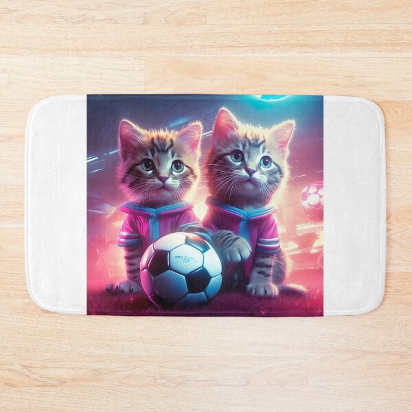 Item preview, Futuristic Cats playing football designed and sold by jason042.