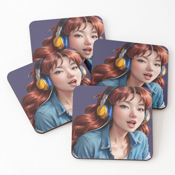Item preview, cute anime redhead girl designed and sold by UndineSea.