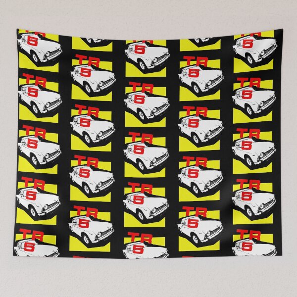 Item preview, Triumph TR5 classic car bold retro designed and sold by soitwouldseem.