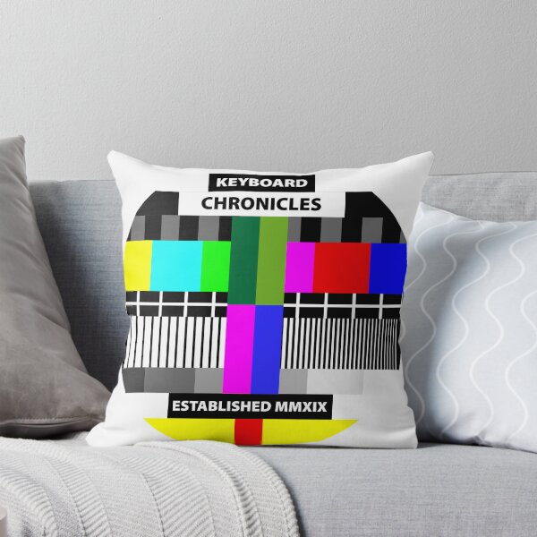 Artikel-Vorschau von Keyboard Chronicles Podcast „Testmusterdesign, designt und verkauft von Creative Shed Designs.