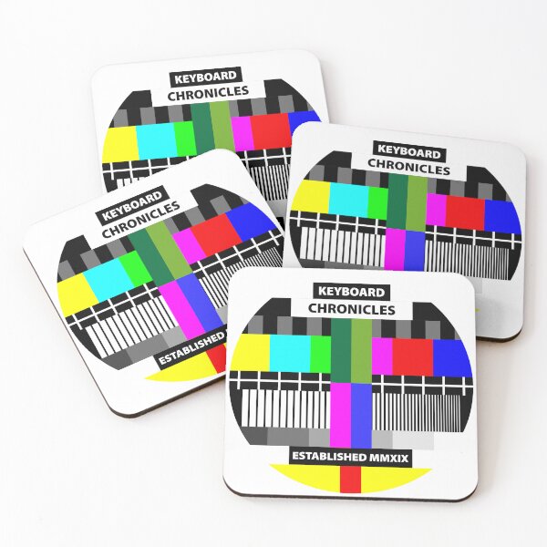 Item preview, Keyboard Chronicles Podcast 'Test Pattern Design designed and sold by Creative Shed Designs.