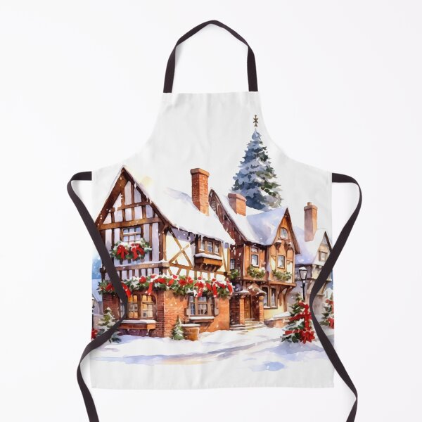 Item preview, Winter Village Square Clipart, Festive Atmosphere, Snowy Village, Holiday Spirit, Winter Festivities, Quaint Market, Charming Town designed and sold by CoolorPainting.