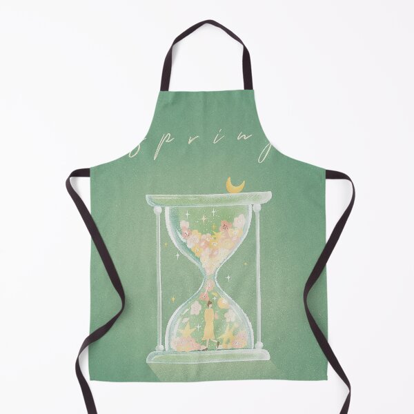 Item preview, Cartoon healing illustration Spring Flowers and sandglass designed and sold by SceneryStudio.
