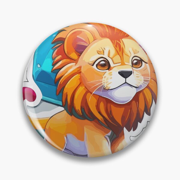 Item preview, Ai Generated Art - Baby Lion colorful the wild designed and sold by GameNgolo14.