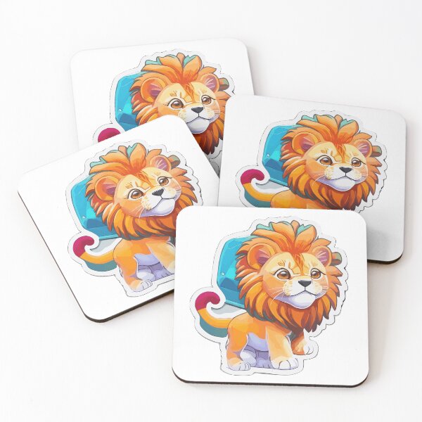 Item preview, Ai Generated Art - Baby Lion colorful the wild designed and sold by GameNgolo14.