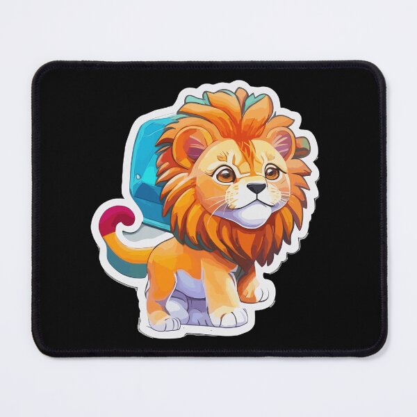 Item preview, Ai Generated Art - Baby Lion colorful the wild designed and sold by GameNgolo14.