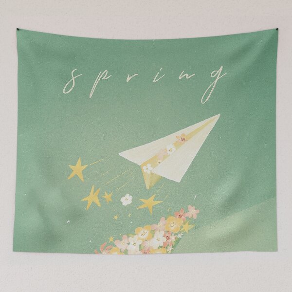 Item preview, Cartoon healing illustration Spring Flowers designed and sold by SceneryStudio.