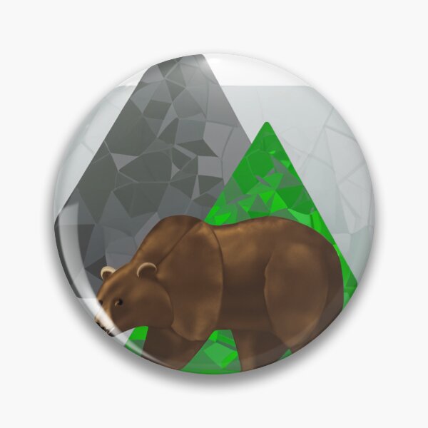 Item preview, Brown Bear Abstract designed and sold by SaturnSix.