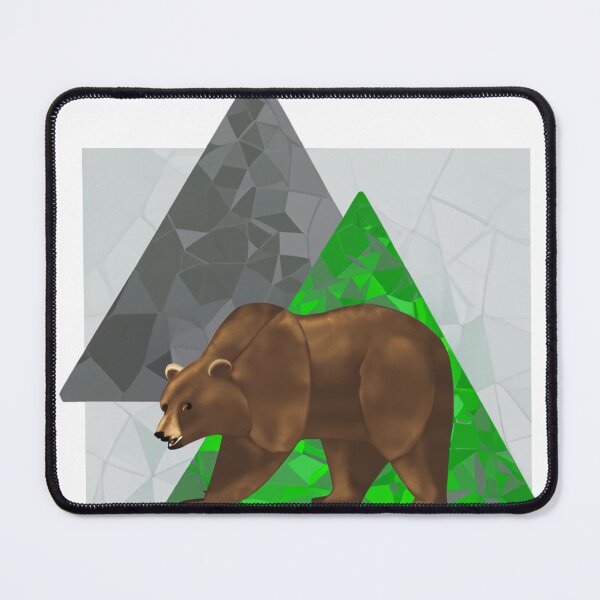 Artikelvorschau, Brown Bear Abstract entworfen und verkauft von SaturnSix.