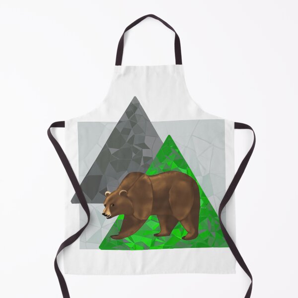 Item preview, Brown Bear Abstract designed and sold by SaturnSix.