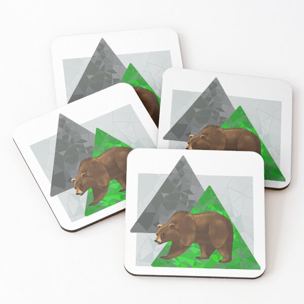 Artikelvorschau, Brown Bear Abstract entworfen und verkauft von SaturnSix.