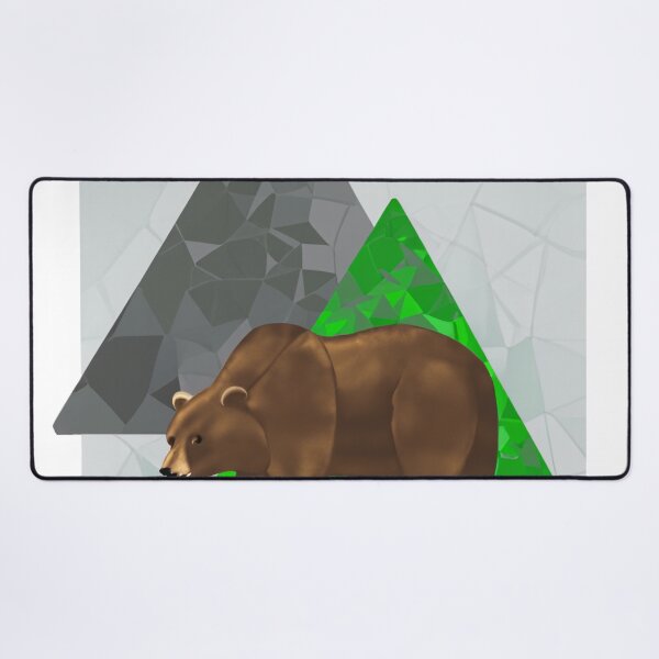 Item preview, Brown Bear Abstract designed and sold by SaturnSix.