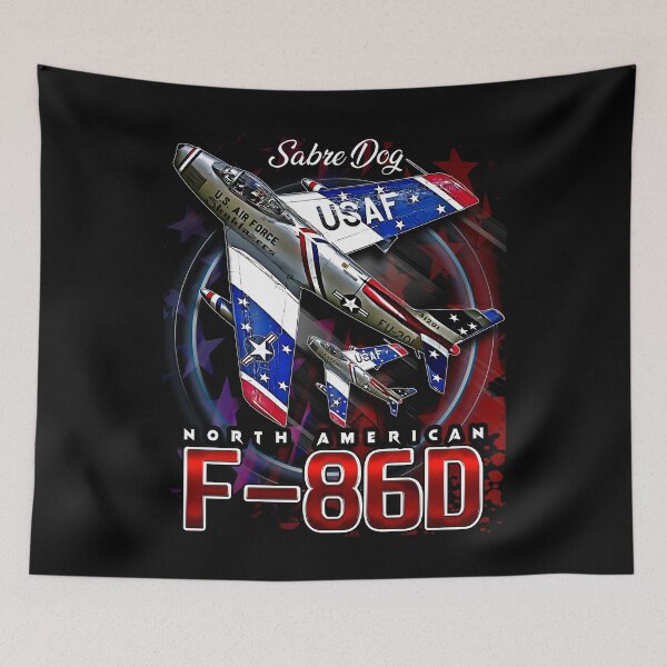 Item preview, F86D Sabre Dog Vintage Us Air Force Fighter Aircraft designed and sold by Aerolovers.