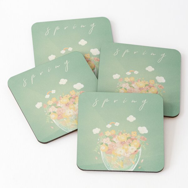 Item preview, Cartoon healing illustration Spring Flowers designed and sold by SceneryStudio.