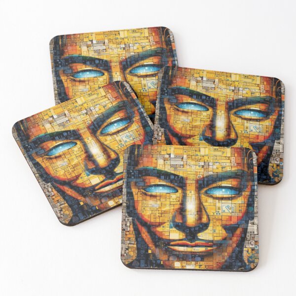 Item preview, Anonymous Face with Puzzle Art designed and sold by BerthaArt.