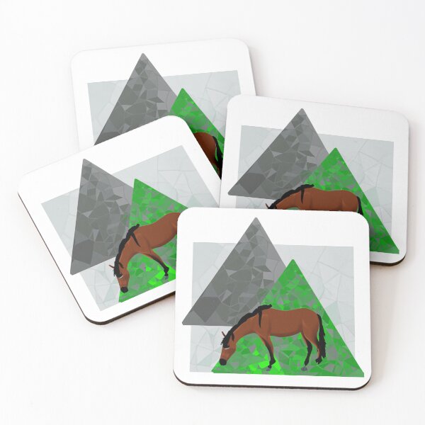 Item preview, Brown Horse Abstract designed and sold by SaturnSix.