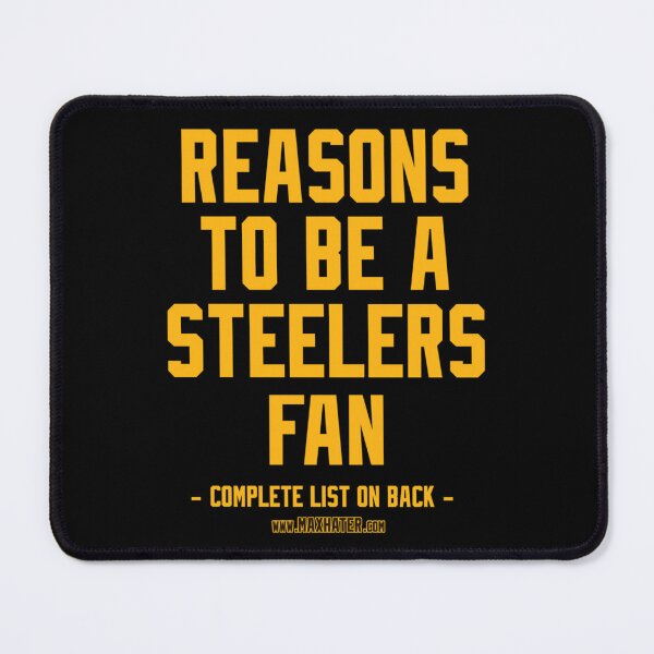Item preview, No Reasons To Be a Pittsburgh Steelers Fan, Steelers Suck, Funny Gag Gift   designed and sold by lovepresleys.