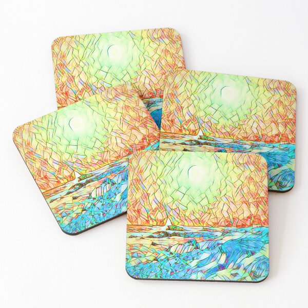 Item preview, Moon Rise Through A Golden Sky designed and sold by RiverDeeDesigns.