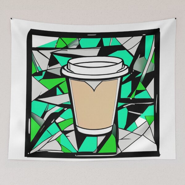 Item preview, Coffee Cup Abstract designed and sold by SaturnSix.