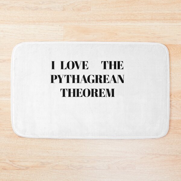 Item preview, I. Love the pythagrean theorem designed and sold by Raxidkou.