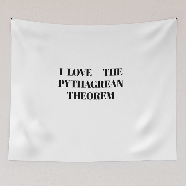 Item preview, I. Love the pythagrean theorem designed and sold by Raxidkou.