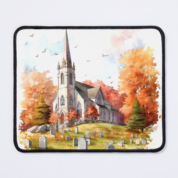 Item preview, Country Church Clipart, Rural Worship, Quaint Chapel, Historic Sanctuary, Spiritual Haven, Traditional Worship, Countryside Church designed and sold by CoolorPainting.