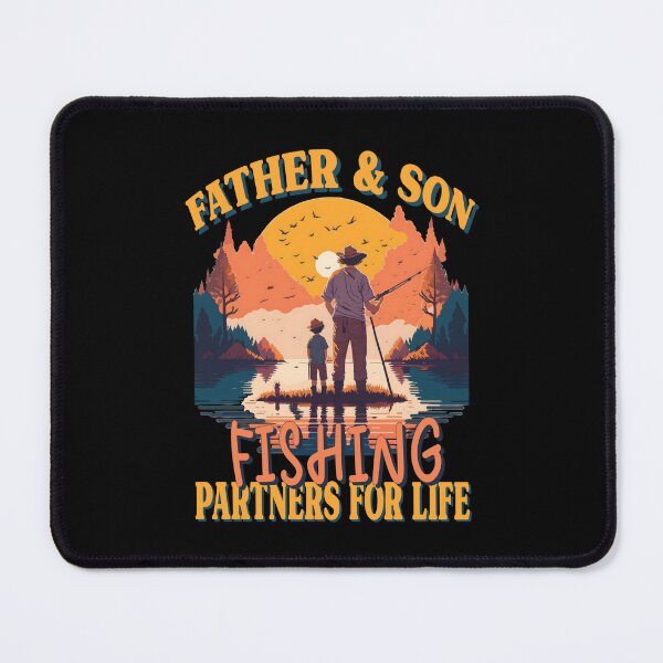 Item preview, Father and Son Fishing Partners For Life - Father's Day Artwork 1 designed and sold by Cawaiico.